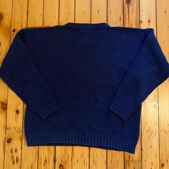 Amazing Vintage Horse and Beagles Fall Soft Sweater Size M/L - Picture 3 of 5